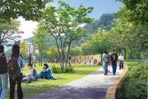 The reservoir roof garden will become the ‘oasis’ of the Western District