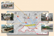 Future entrances of Hong Kong University Station